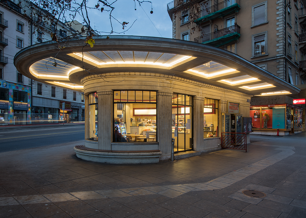 Kioque de Chantepoulet rénové vu de nuit